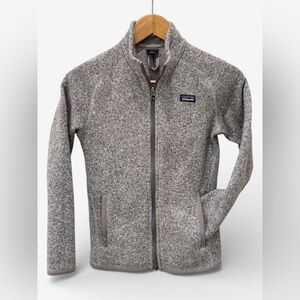 Patagonia Kids Better Sweater Full Zip Fleece Jacket – Gray – Size L